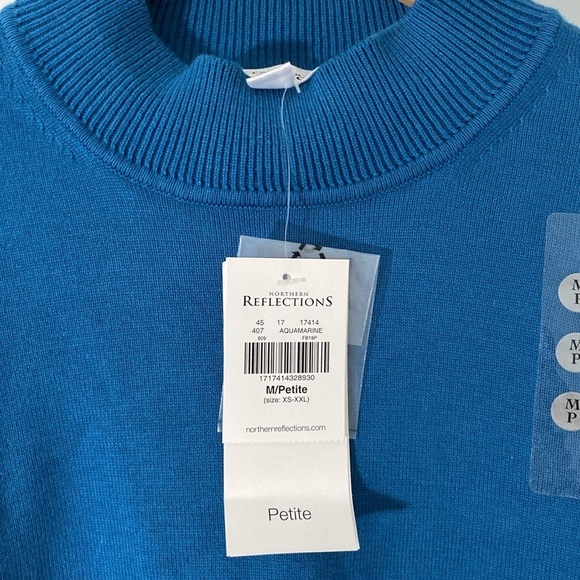 Northern Reflections Mock neck NWT Size M petites - Picture 5 of 10